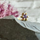 Ørestik Single GIA purple 18K forgyldt - 1 stk - VIAMAJA.DK