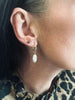 Ørestikker GIA – Black 18K forgylt