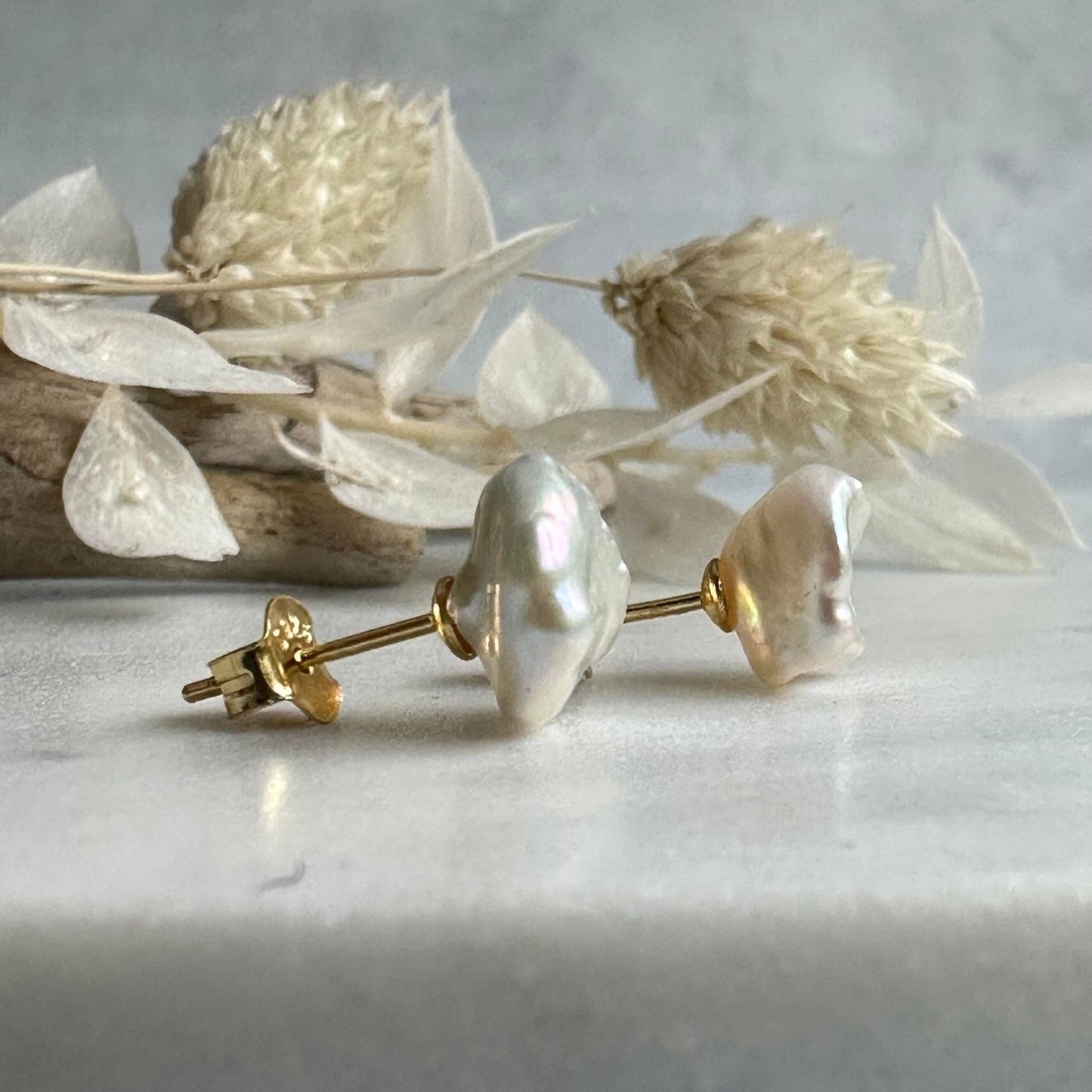 Ørestikker Miranda Sterling Silver 18K forgyldt - VIAMAJA.DK