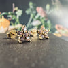 Ørestikker Vanessa forgylt sterling sølv