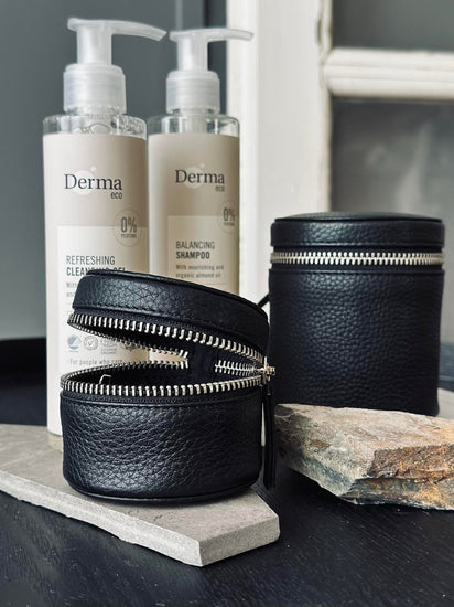 Organiser Leather - Big black - VIAMAJA.DK