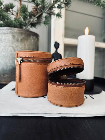 Organiser Leather - Big cognac - VIAMAJA.DK