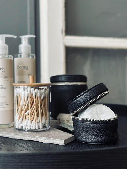 Organiser Leather - Small black - VIAMAJA.DK
