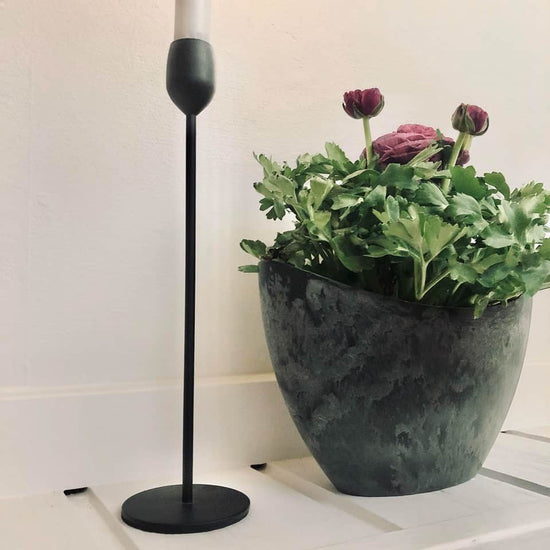 Oval skjuler i beton look – Mellem - VIAMAJA