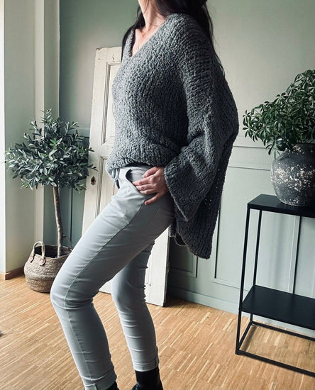 Oversize Cozy – Grey - VIAMAJA.DK