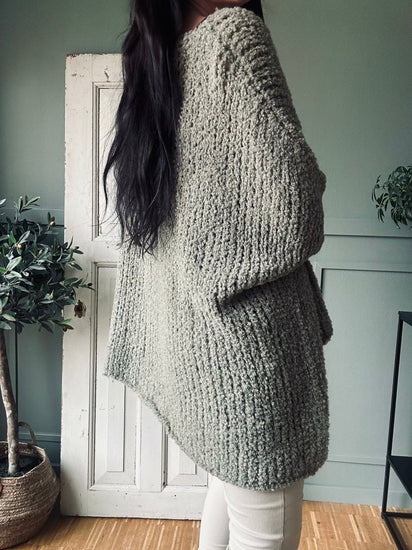 Oversize Cozy – Kaki - VIAMAJA.DK