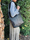 Oversize Læder Shopper - Black - VIAMAJA.DK