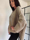 Oversize strik Nilla – Beige - VIAMAJA.DK