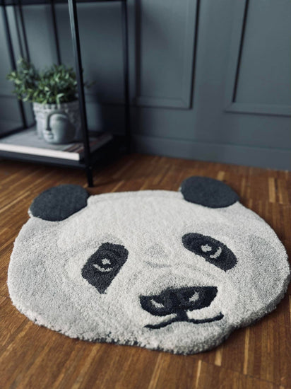 PANDA HOVED I ULD - 50X50 - VIAMAJA.DK