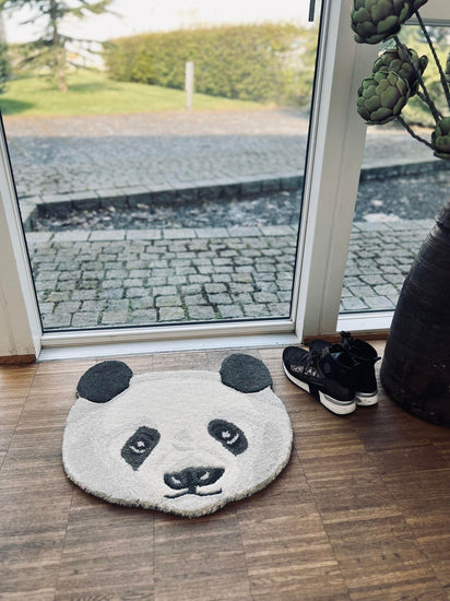 PANDA HOVED I ULD - 50X50 - VIAMAJA.DK