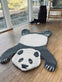 PANDA TÆPPE I ULD 68 x 113cm - VIAMAJA.DK