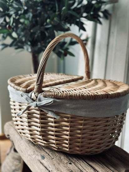 Picnic kurv – Oval - VIAMAJA.DK