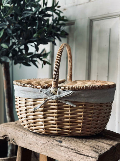 Picnic kurv – Oval - VIAMAJA.DK