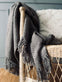 Plaid 125x150 Mocca Recycling bomuld - VIAMAJA.DK