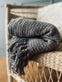 Plaid 125x150 Mocca Recycling bomuld - VIAMAJA.DK
