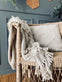 Plaid 125x150 Natur Recycling bomuld - VIAMAJA.DK