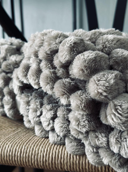 Plaid fleece Beige - SUPER SOFT - VIAMAJA.DK