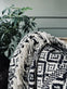 Plaid i 100% genanvendt bomuld – Black - VIAMAJA.DK