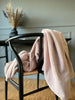 Pledd i myk kvalitet - Rose