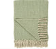 Plaid i farven creme/grønt - 150kr - VIAMAJA.DK