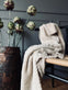 Plaid i Luxus fleece - Creme - VIAMAJA.DK