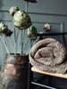 Pledd i luksusfleece - Taupe