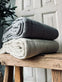 Plaid STONE-WASHED Quilt – Nordic grey - VIAMAJA.DK