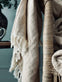 Plaid vævet med kork – Nature mix - VIAMAJA.DK