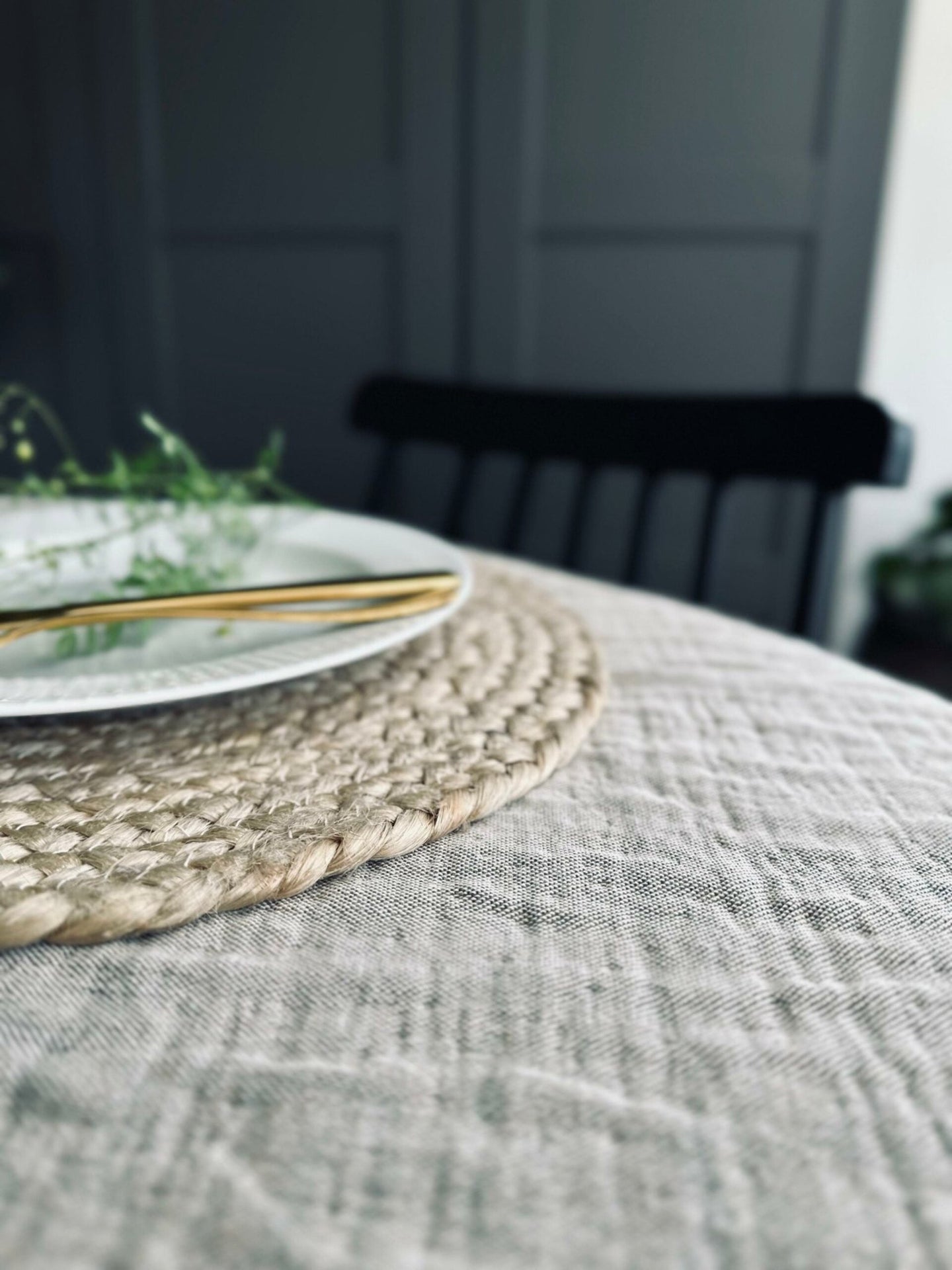 Plaid vævet med kork – Nature mix - VIAMAJA.DK