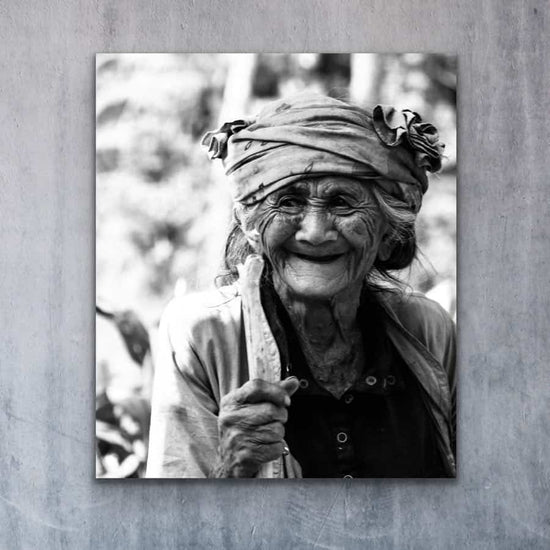 Plakat Cute old lady - 30x40cm - VIAMAJA.DK