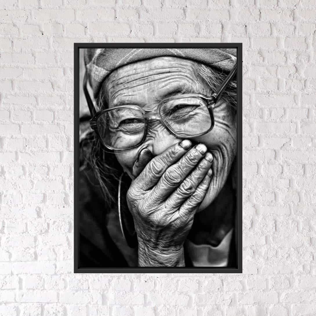 Plakat "Et godt grin" - 70x100cm - VIAMAJA.DK