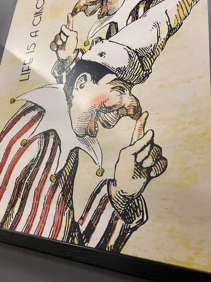 Plakat - LIFE IS A CIRCUS // 40x130cm - VIAMAJA.DK