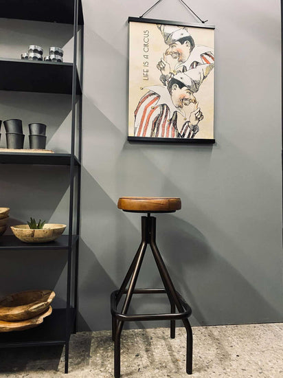 Plakat – LIFE IS A CIRCUS // 50x70cm - VIAMAJA.DK