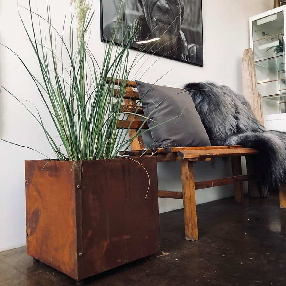 Plantekasse rust 40x40 - VIAMAJA