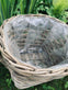 Plantekurv - Grå Rattan - Stor - VIAMAJA.DK