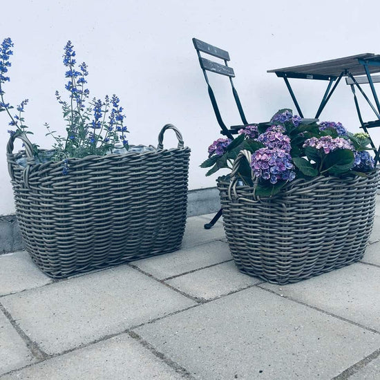 Plantekurv i rattan - Lille - VIAMAJA
