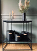 Plantebaljer BLACK GARDEN – Sett med 3 stk