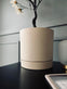 Potte i beton look - Vandingssystem i bunden - Beige - VIAMAJA.DK
