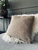 Pute inkl. fyll - Beige Teddy
