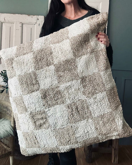 Pude – KING SIZE Beige - VIAMAJA.DK
