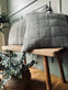 Pudestykke STONE-WASHED Quilt – Nordic grey 50×70 - VIAMAJA.DK