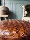 Puff med flet top - Cognac - VIAMAJA.DK