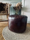 Puff med glat top - Brown - VIAMAJA.DK