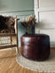 Puff med glat top - Brown - VIAMAJA.DK
