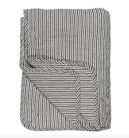 Quilt hvide og sorte striber - VIAMAJA.DK