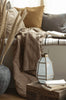 Quiltet teppe - Vintage Cognac - 130x180 cm