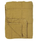 Quilt - Vintage quilt mustard - VIAMAJA.DK