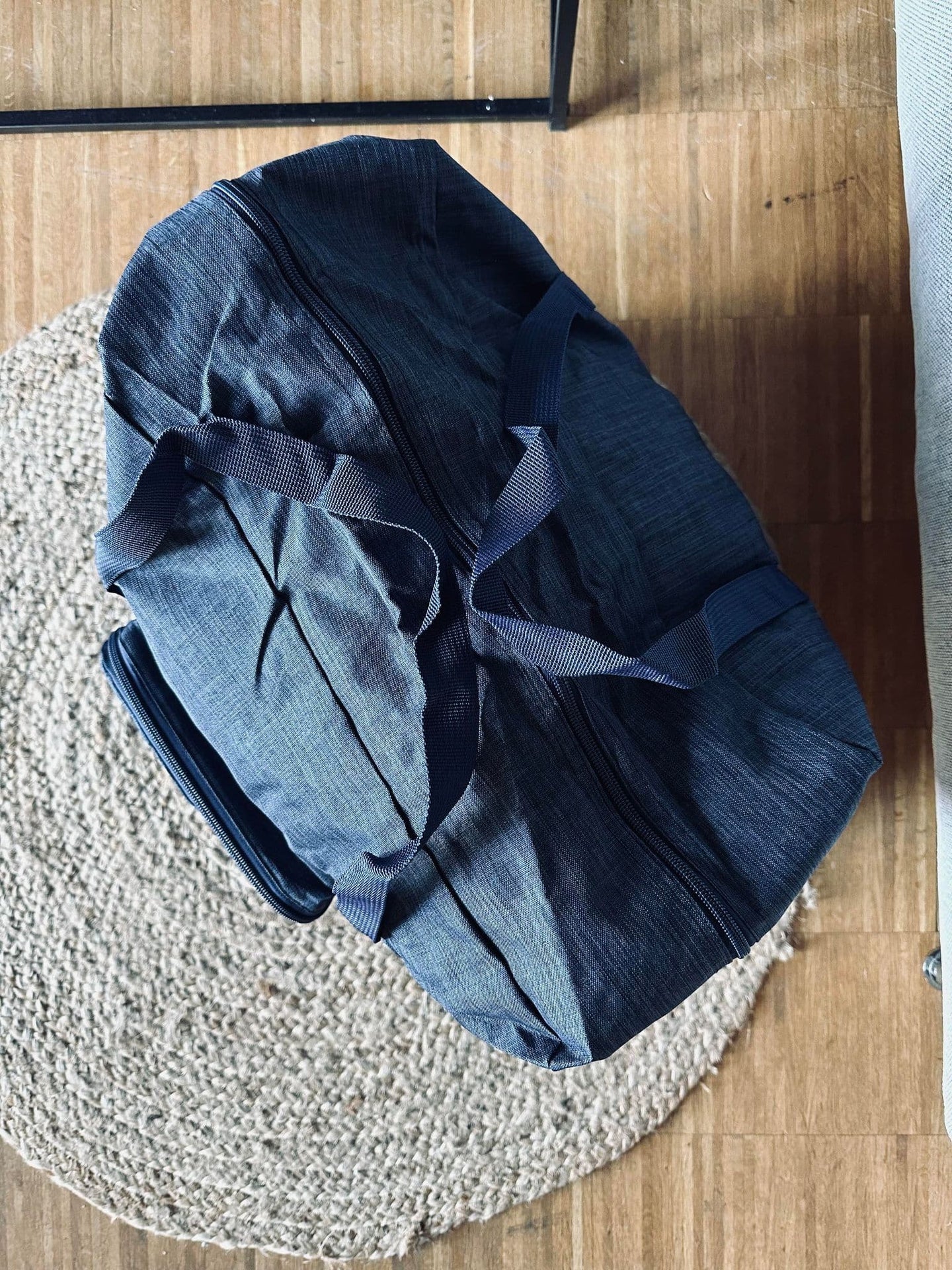 Rejsetaske Nylon Blå - Godkendt til håndbagage - VIAMAJA.DK