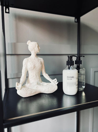 Reol i sort metal - 130cm - VIAMAJA.DK