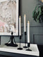 Rillet Stagelys H 22,5cm - 3 stk med timerfunktion - VIAMAJA.DK